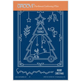 Barbara's SHAC Christmas Tree Wooden Toy A6 Groovi Plate