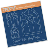 Candle Window <br/>A5 Square Groovi Plate <br/>(Set GRO-CH-40424-03)