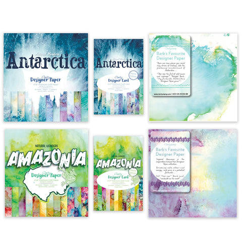Amazonia & Antarctica Designer Paper & Card Collection