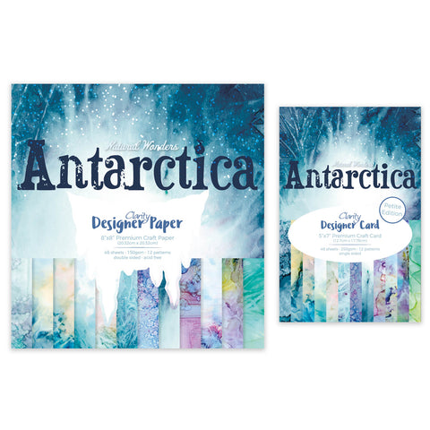 Antarctica 8" x 8" Designer Paper & 5" x 7" Designer Card