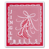 Bells & Woven Background A5 Square Groovi Plate Set