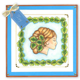 Ivy Cameo <br/>A6 Square Groovi Baby Plate <br/>(Set GRO-PE-40329-01)