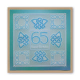 Large Celtic Numbers <br/>A5 Square Groovi Plate