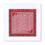 Traditional Christmas Message <br/>A6 Square Groovi Baby Plate