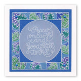 Christmas Baubles & Sentiments Collection <br/>A6 Square Groovi Plate Set + Spacer