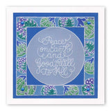 Peace on Earth <br/>A6 Square Groovi Baby Plate