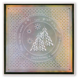 Jingle Bells <br>A5 Square Groovi Plate <br/>(Set GRO-CH-40800-03)