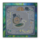 Clocks & Cogs <br/>A5 Square Groovi Plate Set