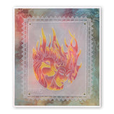 Fire Element <br>A5 Square Groovi Plate <br/>(Set GRO-FY-40698-03)