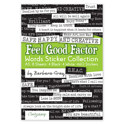 Feel Good Factor Words Sticker Collection