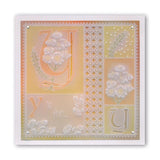 Floral Alphabet - Letter Y <br/>A6 Square Groovi Plate