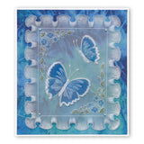 Frilly Square Friends <br/>A5 Square Groovi Plate <br/>(Set GRO-FL-40805-03)