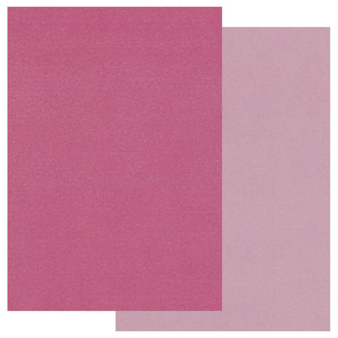 Pink x20 <br/> Groovi Two Tone Parchment Paper A5