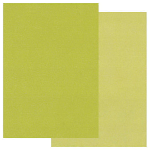 Green A4 Two Tone Parchment Paper x10