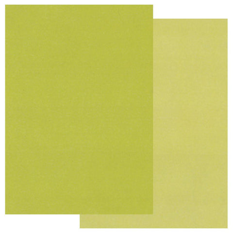 Green x20 <br/> Groovi Two Tone Parchment Paper A5