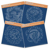 Christmas Rounds Collection <br/>A5 Square Groovi Plate Set