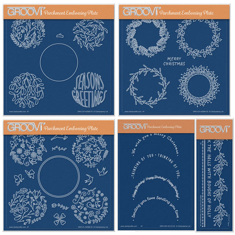 Build a Bauble A5 Square, A6 & Spacer Groovi Plate Collection