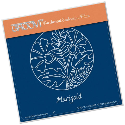 Marigold & Friends Round <br/>A6 Square Groovi Baby Plate