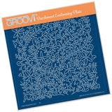 Floral Forest Background <br/>A5 Square Groovi Plate