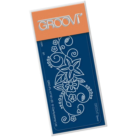 Tina's Flower Swirl Spacer <br/>Groovi Go! Spacer Plate