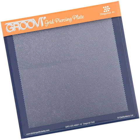 Diagonal Basic <br/>A5 Square Groovi Piercing Grid