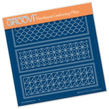 Tina's Geo Layering Rectangles <br/>A5 Square Groovi Plate