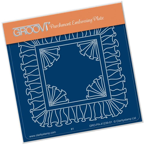 Linda's Frill <br/>A6 Square Groovi Plate