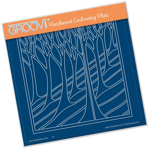 Country Hillside <br/>A5 Square Groovi Plate <br/>(Set GRO-CS-40660-03)