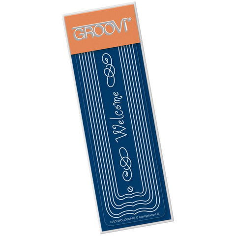 Welcome Plaque <br/>Groovi Spacer Plate