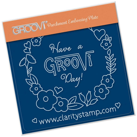Have a Groovi Day <br/>A6 Square Groovi Baby Plate