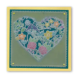 Garden Heart <br/>A5 Square Groovi Plate