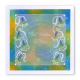 Jayne's Hummingbirds & Trumpet Lilies <br/>A5 Square Groovi Plate Set
