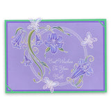 Jayne's Hummingbirds & Trumpet Lilies <br/>A5 Square Groovi Plate Set
