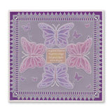 A Kaleidoscope of Small Butterflies A6 & Spacer Groovi Plate Trio