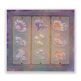 Linda's 123 Flowers - C <br/>Hydrangea, Crocus & Narcissus <br/>A4 Square Groovi Plate