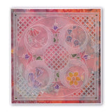 Linda's 123 Flowers - ABC <br/>Daisy, Sweet Pea & Hydrangea <br/>A4 Square Groovi Plate Set