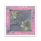Linda's 123 Flowers - ABC Collection <br/>Daisy, Sweet Pea & Hydrangea <br/>A4 & A5 Square Groovi Plate Set