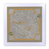 Leafy Swirl & Large Netting <br/>A5 Square Groovi Plate Set