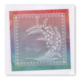 Lily of the Valley <br/>A5 Square Groovi Plate <br/>(Set GRO-FL-40935-03)