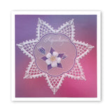 Linda's Flowers & Lace Quartet <br/>A5 Square Groovi Plate Set