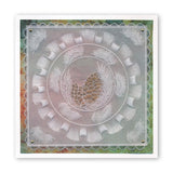 Linda's 123 Christmas - G <br/>Poinsettia, Mistletoe & Pine <br/>A5 Square Groovi Plate
