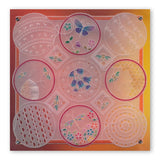 Linda's Bees, Butterflies & Dragonflies <br/>A5 Square Groovi Plate Set