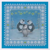 Linda's Penguins, Seals & Polar Bears Trio <br/>A5 Square Groovi Plate Set