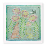 Hare in the Meadow <br/> A5 Square Groovi Plate