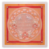 Nested Circles & Frilly Frames <br/>A4 Square Groovi Plate