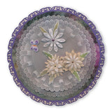 Nested Circles & Frilly Frames <br/>A4 Square Groovi Plate