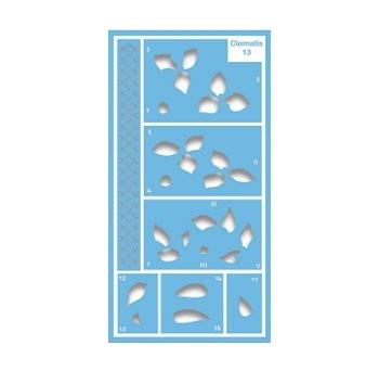Stencil Clematis (33313)