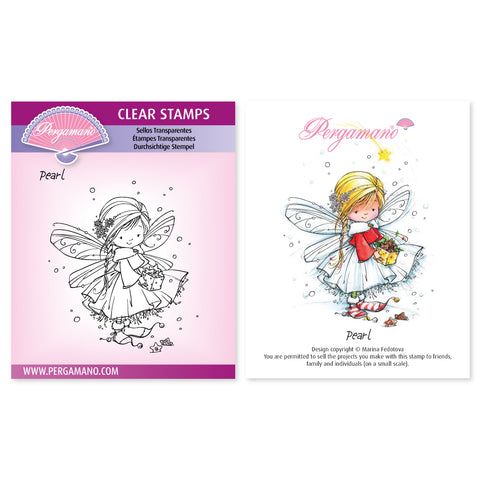 Christmas Poppets - Pearl Stamp <br/> Artwork by Marina Fedotova