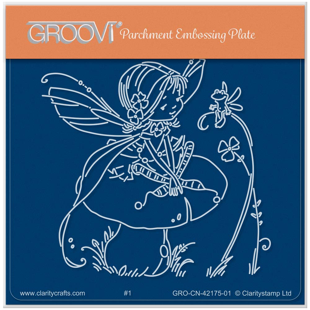 Pixie - Whimsy Poppet A6 Square Groovi Plate – Pergamano
