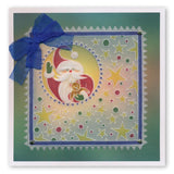 Santa & Stockings Rounds <br/>A5 Square Groovi Plate Set